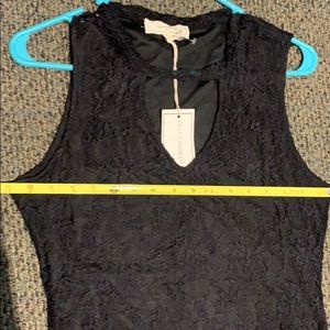 No comment black dress LBD NWT NY LA size large